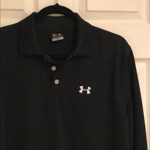 Men’s long sleeve under armour golf polo